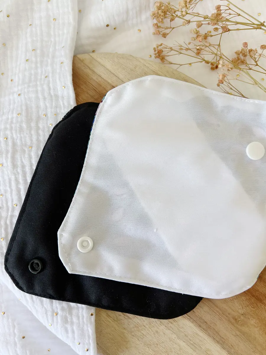 Serviette lavable flux MOYEN – Serviette hygiénique de jour - Image 3