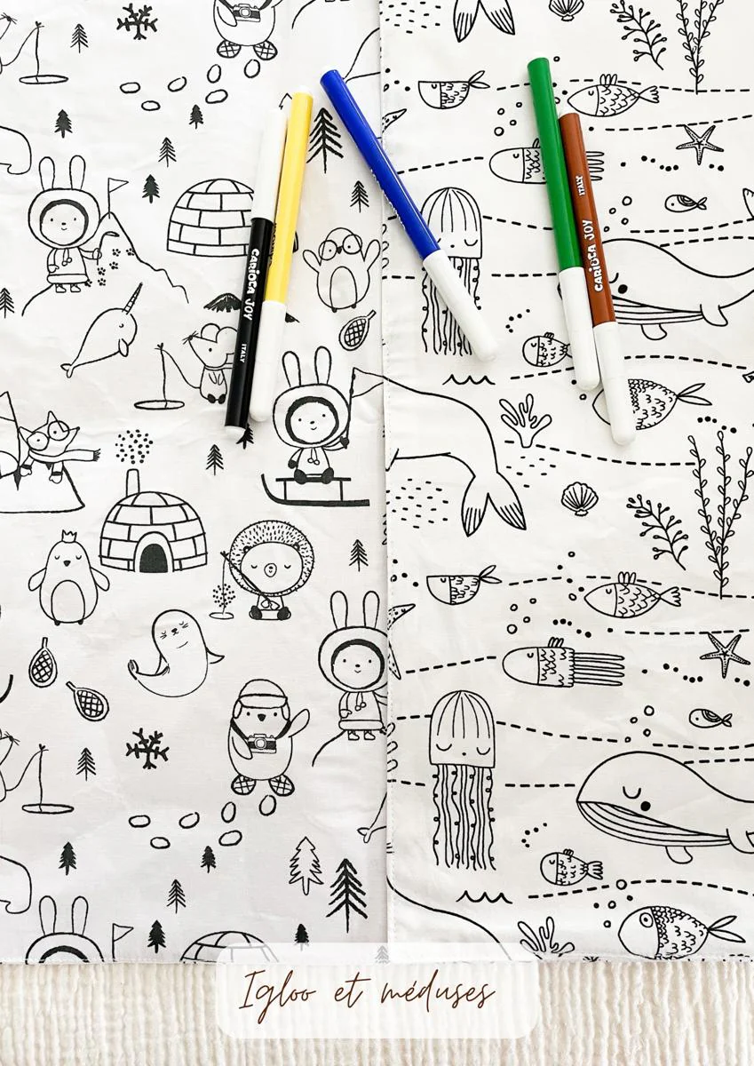 TAPIS de coloriage lavable (et ses feutres) - Image 11