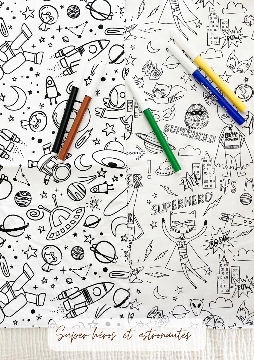 TAPIS de coloriage lavable (et ses feutres) - Image 12