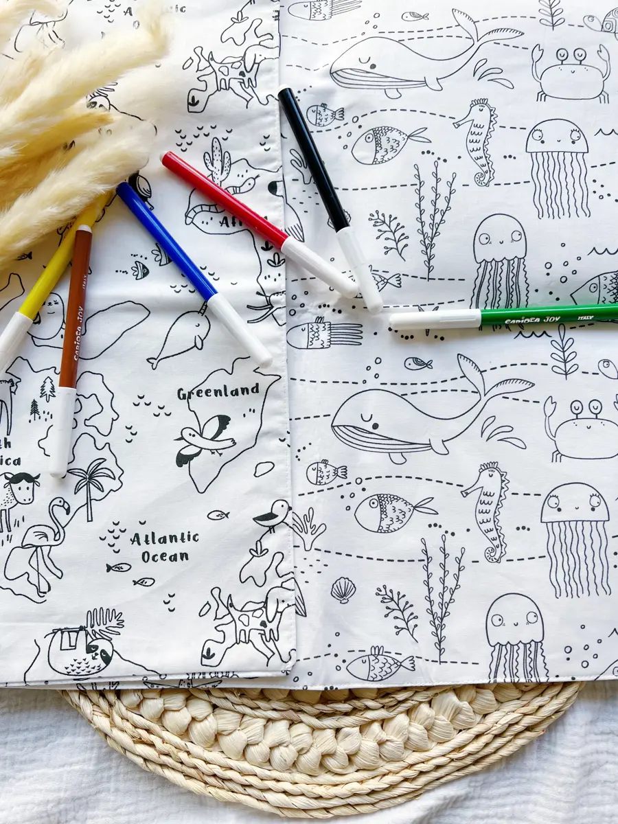TAPIS de coloriage lavable (et ses feutres) - Image 4