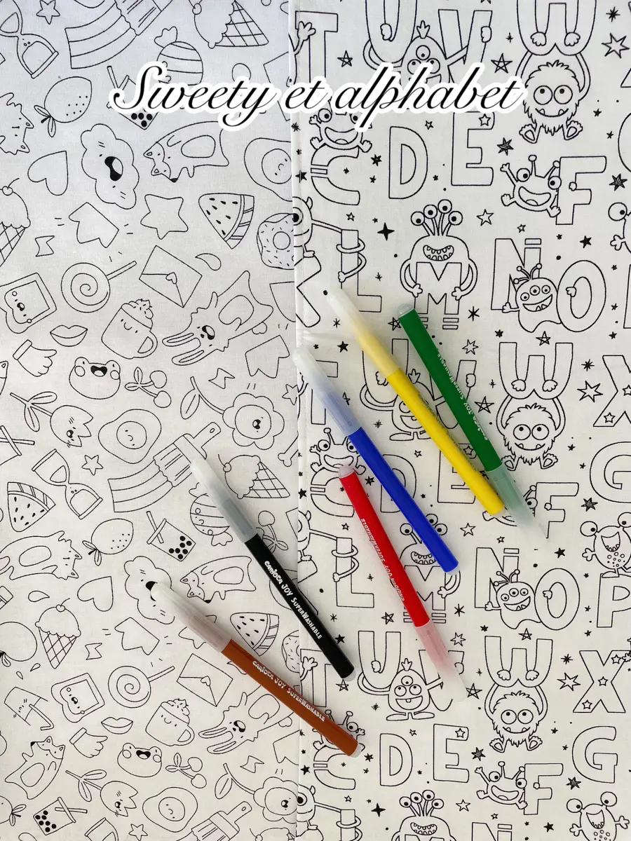 TAPIS de coloriage lavable (et ses feutres) - Image 9