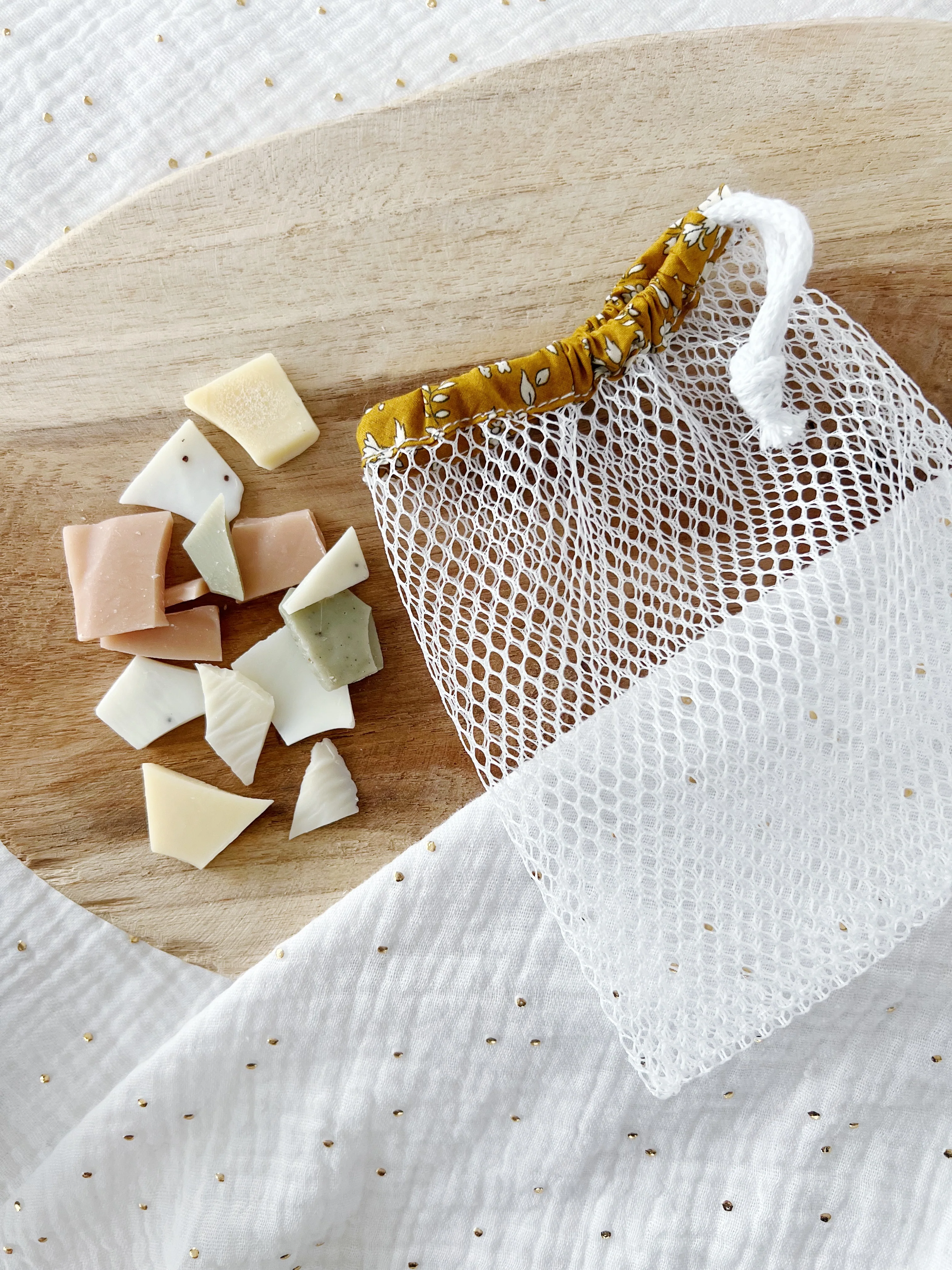 Tissu filet mesh blanc - Image 3