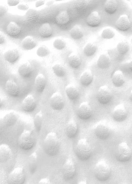 Tissu minky blanc