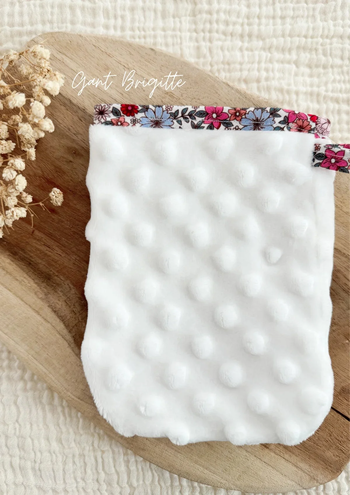 Tissu minky blanc - Image 2