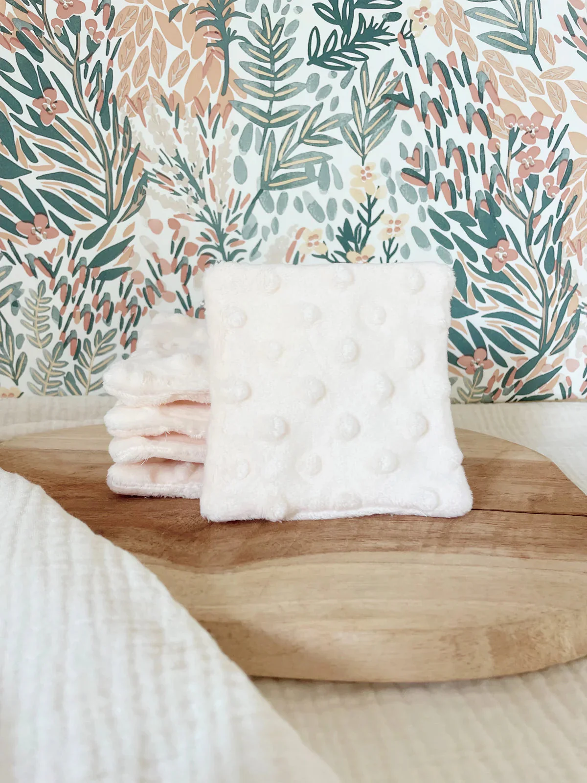 Tissu minky écru - Image 2