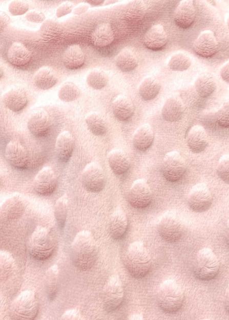 Tissu minky rose