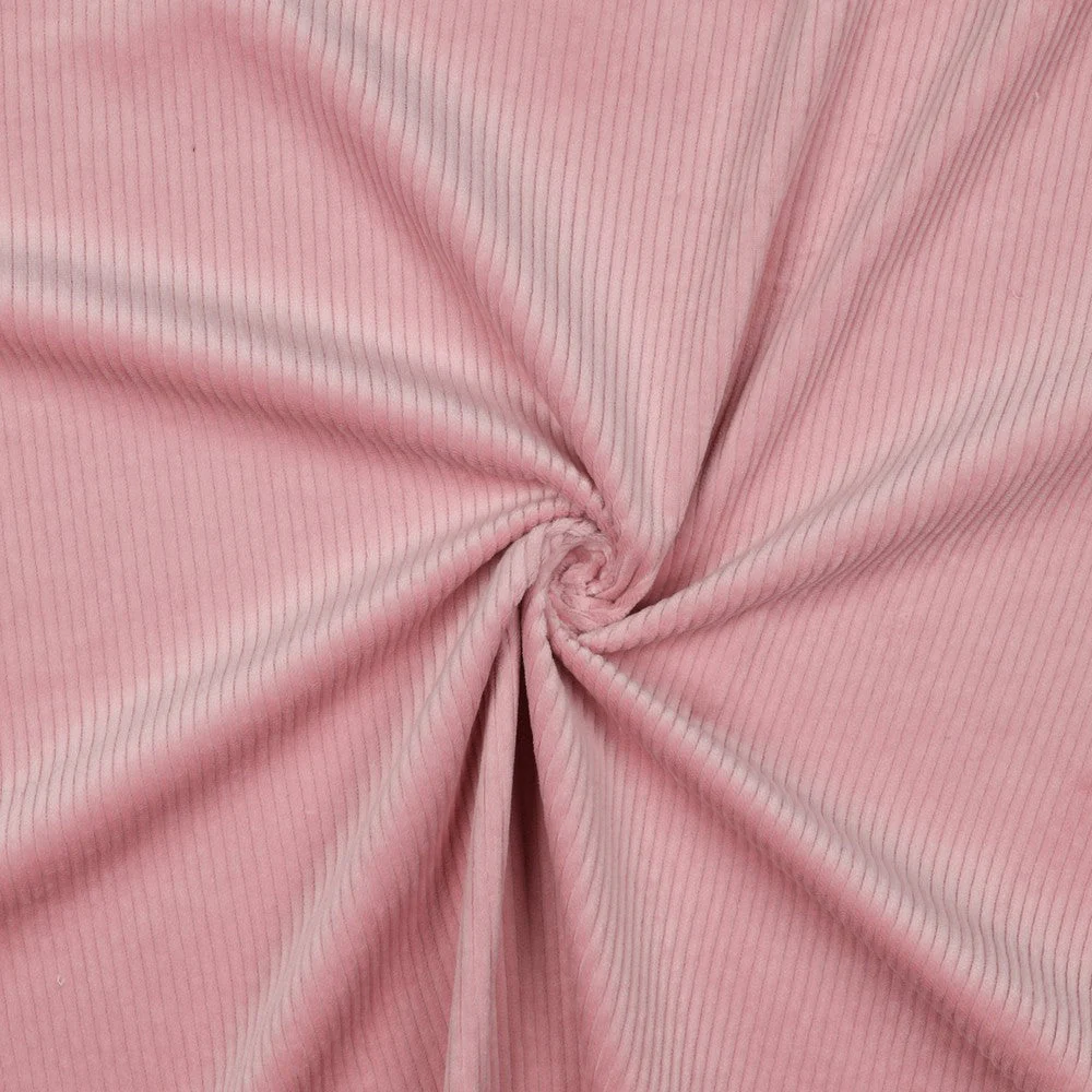 Velours côtelé rose